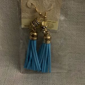 Earrings Turquoise and Gold
